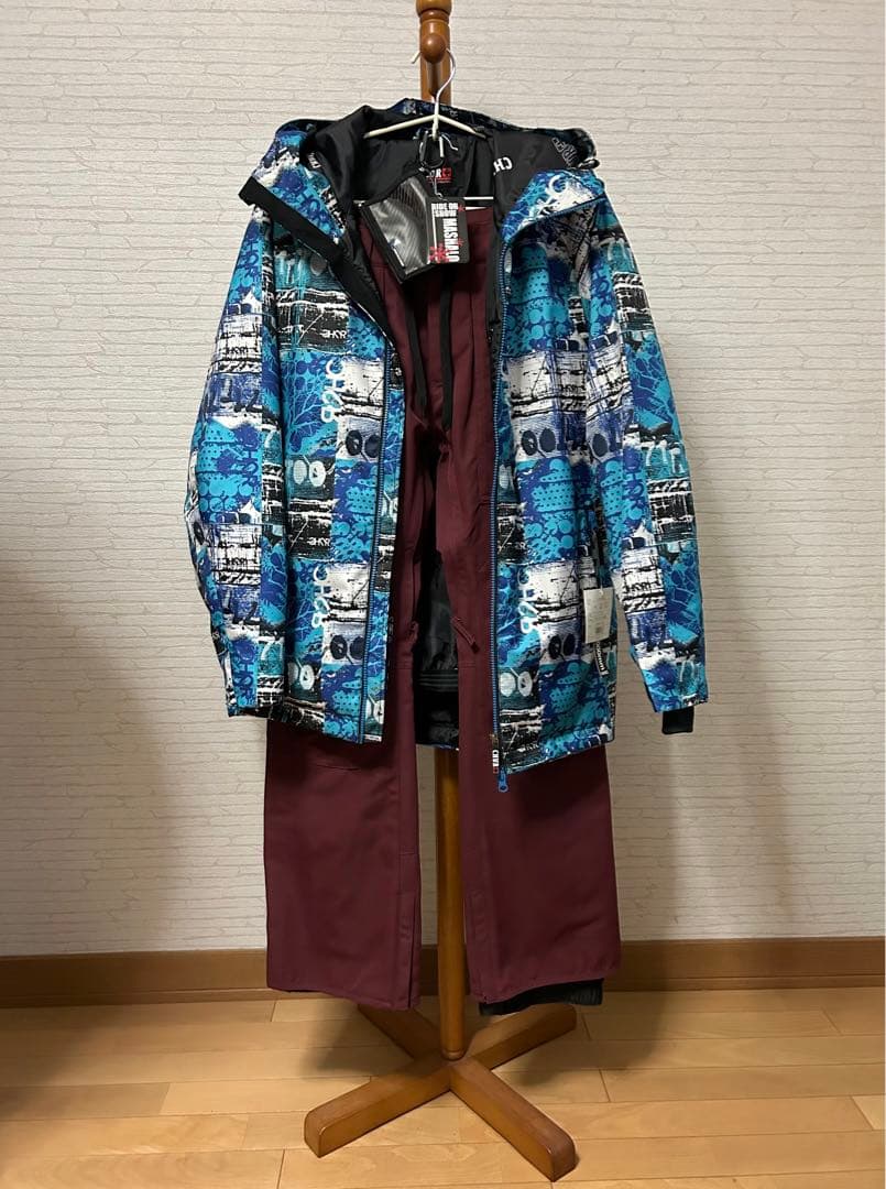 【新品】スキーウェア 上下セット メンズ スノボ スポーツ ジャケット パンツ