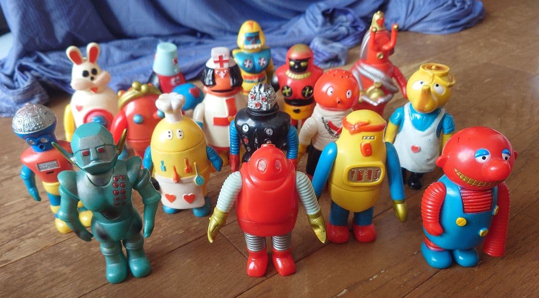 がんばれロボコン 16体セット ソフビ 当時物