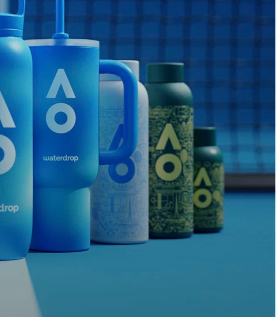 waterdrop 限定品　AO 全豪オープン 公式ボトル600ml