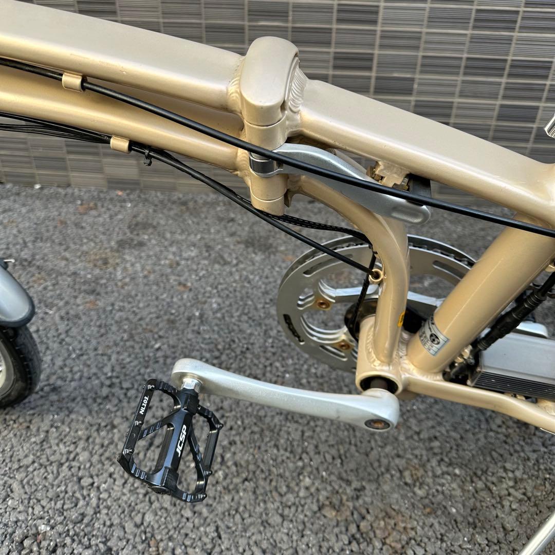 よっしー　デイトナDE01 電動自転車 シャンパンゴールド 20インチ