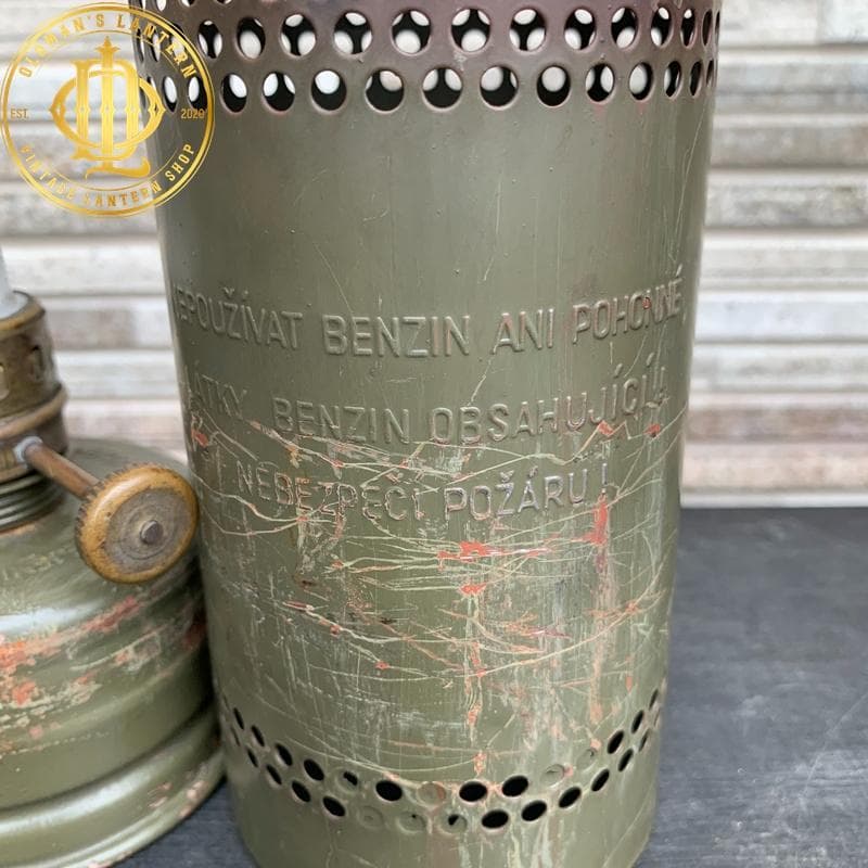 旧チェコ 軍 軍用燃料ストーブ（フィールドストーブ）専用ケース付属