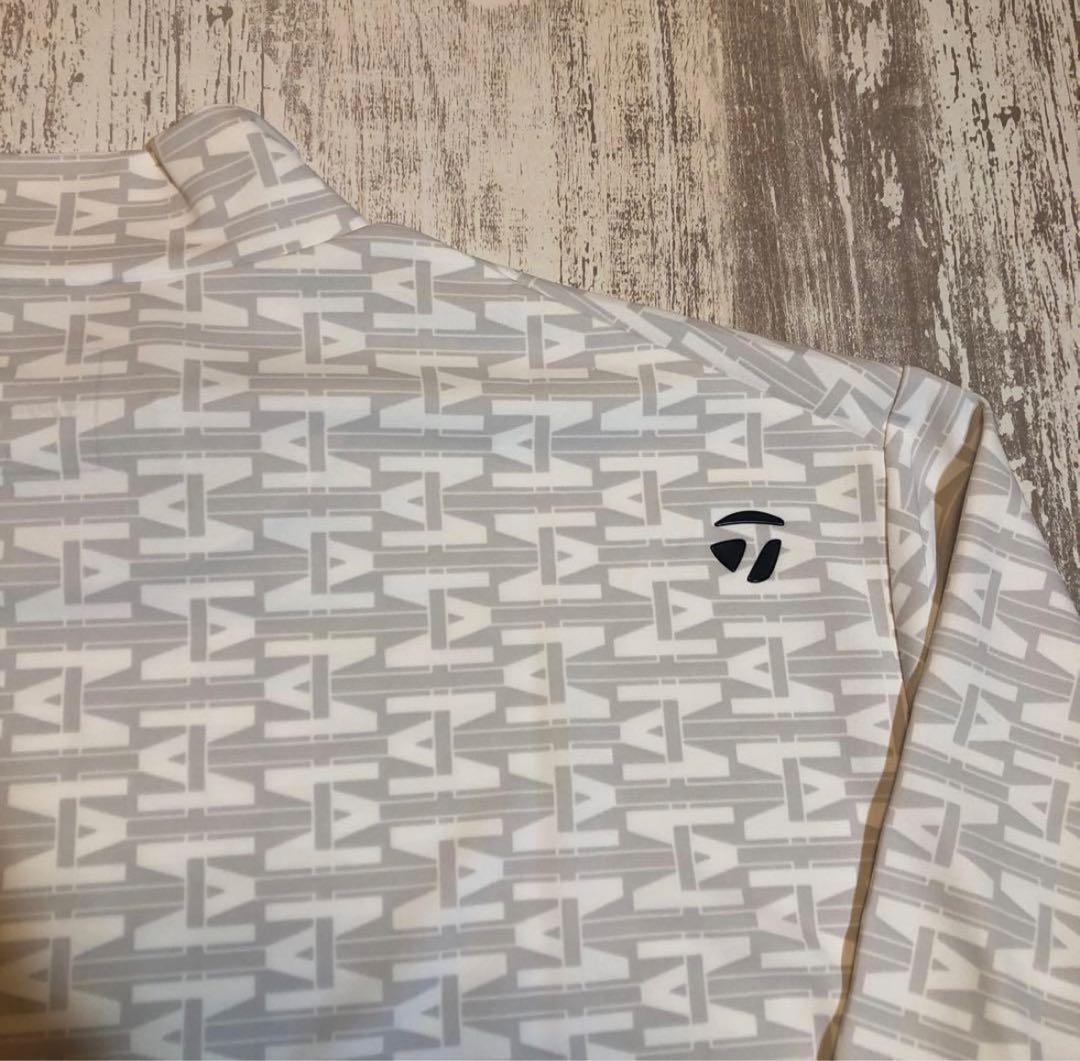 テーラーメイド　ゴルフウェア　長袖モックネック　Lサイズ　ホワイト