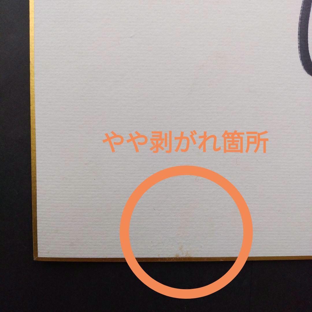 樋口可南子直筆サイン・顔写真入り色紙　昭和レトロ