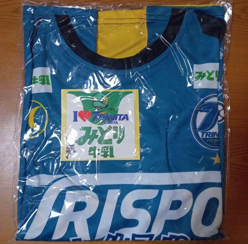 大分トリニータ 2019年 九州乳業 みどり牛乳 トリスポ ユニフォーム