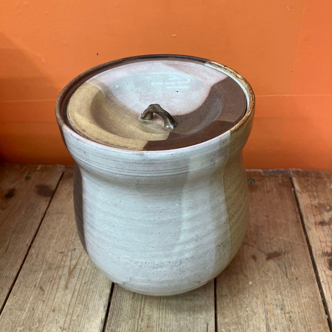 C-壁 茶道具 昇丈作 水指 茶道 陶器 陶磁器 工芸品 美術品 骨董 古道具和