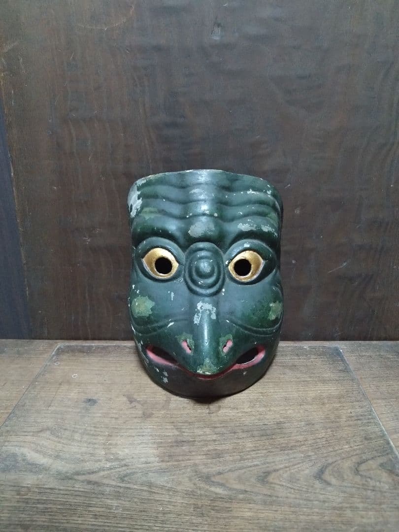 崑崙八仙　舞楽面　能面　芸能　神楽　神事　古美術骨董古道具