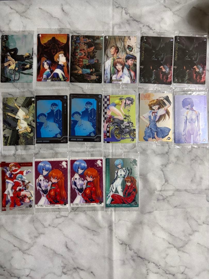 【未開封】エヴァンゲリオンウエハースカード　79枚　まとめ売り