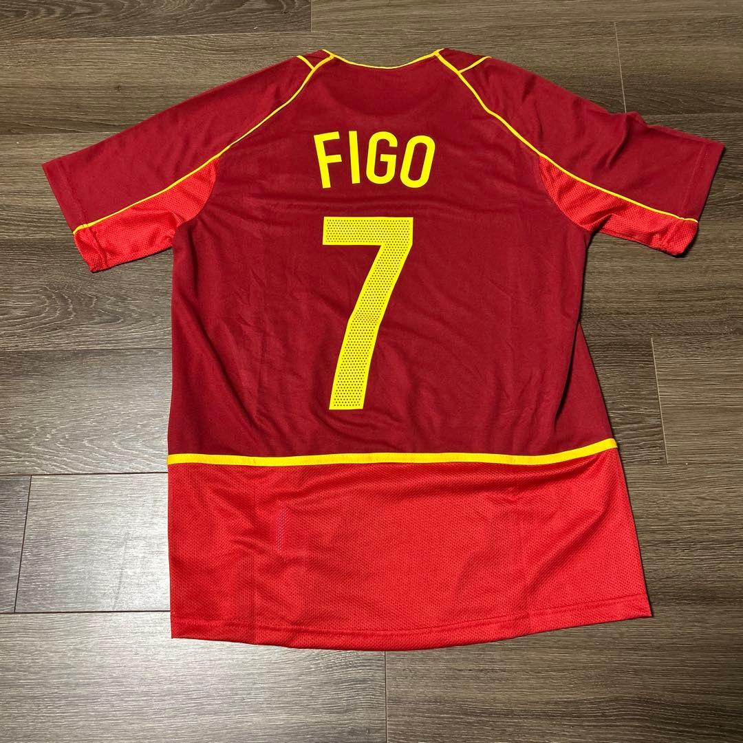 【未使用タグ付】ポルトガル代表　フィーゴ選手　ユニフォーム