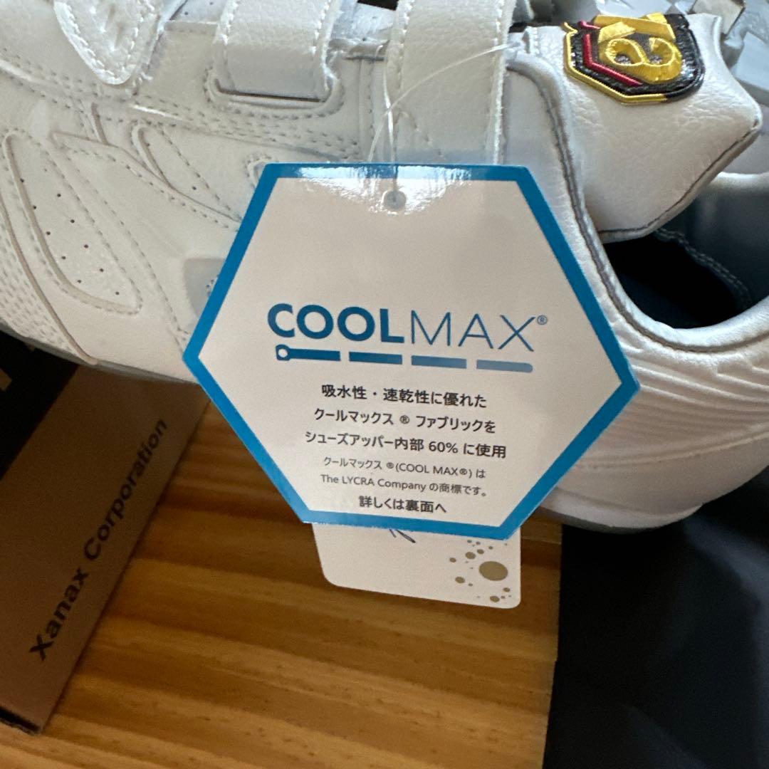 Xanax ザナックスベルト樹脂底金具高校野球　ホワイト綺麗ですトラストシリーズ