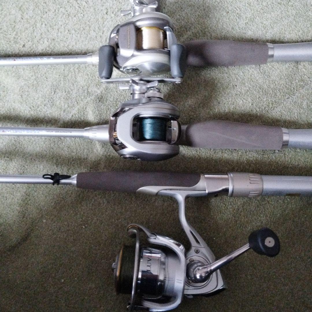 レア　TD-Xロッド　リール3個セット