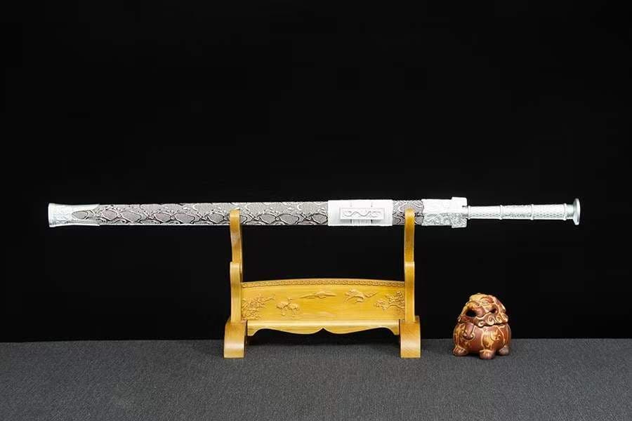 古兵器   武具　刀装具　日本刀　模造刀   居合刀 氷魂-紫閻漢剣 直刀