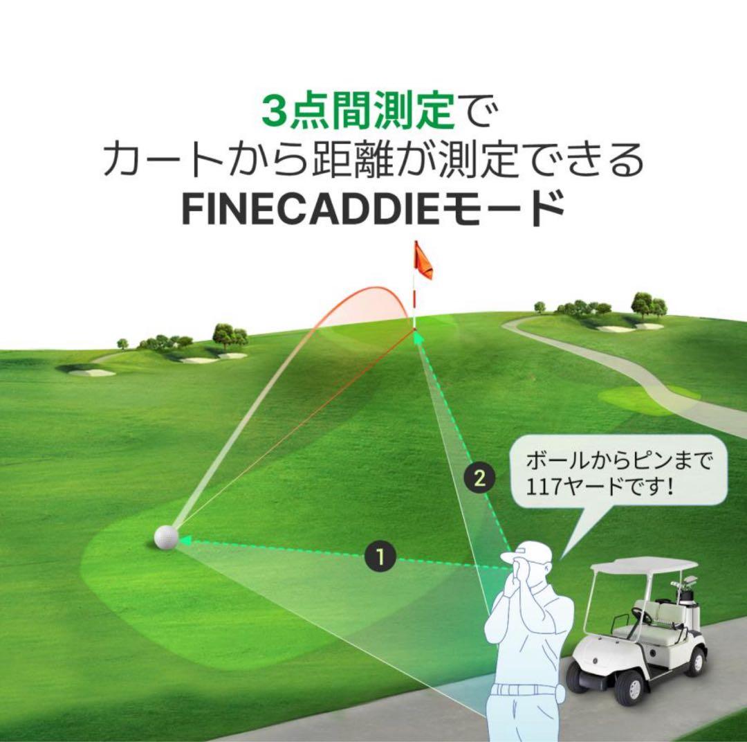 J9 mini ファインキャディ FINECADDIE ゴルフ 距離計 黒