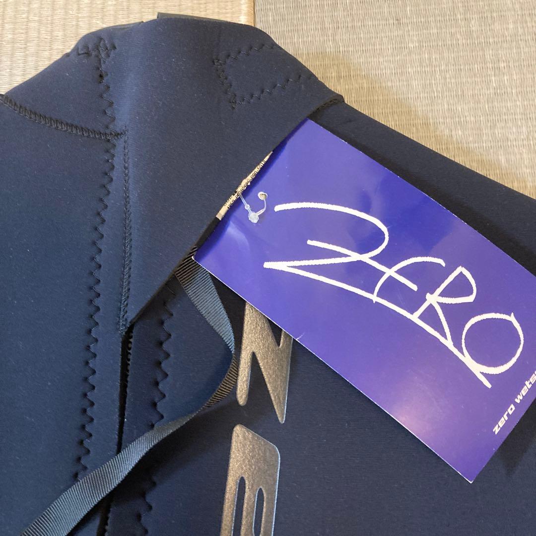ZERO 半袖 ウェットスーツ M-L黒 ネオプレン