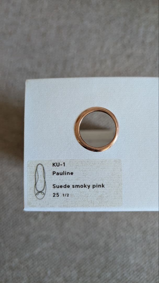 kurun スモーキーピンク バレエシューズ