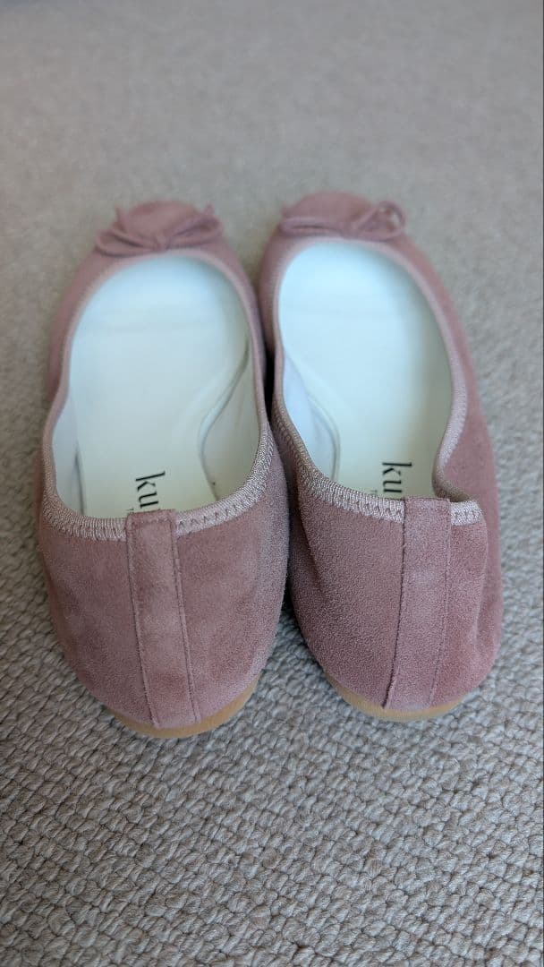 kurun スモーキーピンク バレエシューズ