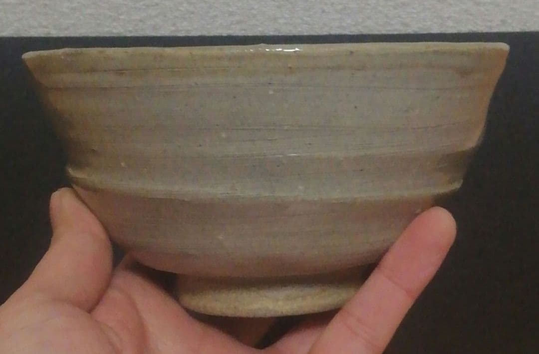 長岡空権作　楽山焼　茶碗　共箱　茶道具