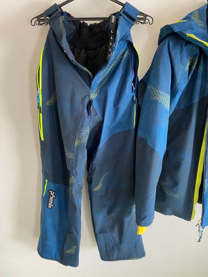 美品！Phenix スキーウェア Lサイズ ネイビー/イエロー