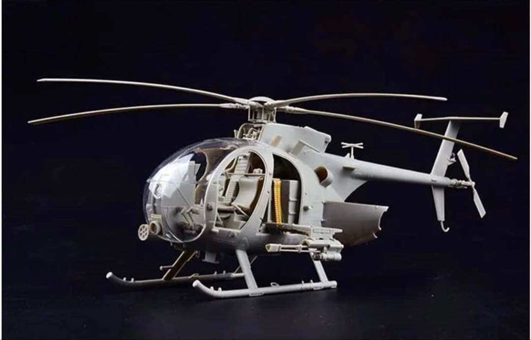 1/35AH-6J/MH-6Jミリタリーフィギュア 搭乗兵9体付き