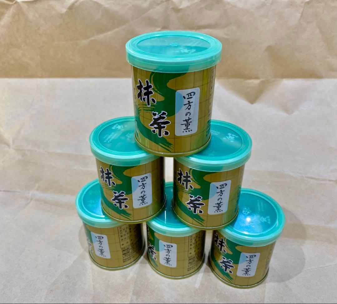 京都宇治抹茶　山政小山園　四方の薫30g ×6缶セット MATCHAPOWDER