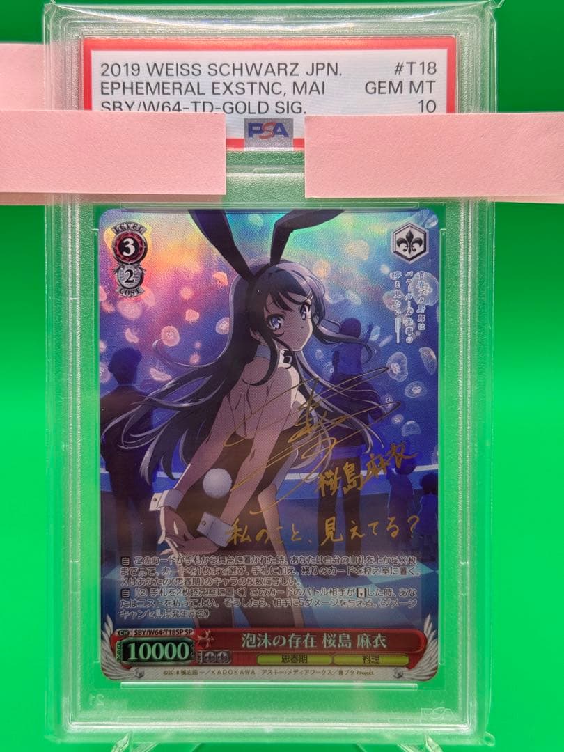 泡沫の存在　桜島 麻衣　PSA10