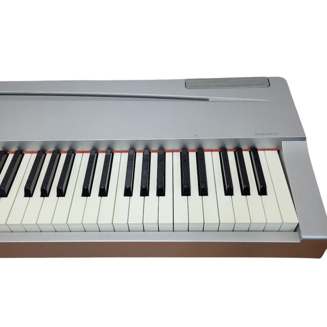 大人気 YAMAHA ヤマハ 88鍵盤 電子ピアノ ペダル付き P-70