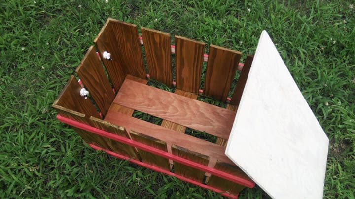 キャンプボックス 収納ボックス ウッドボックス