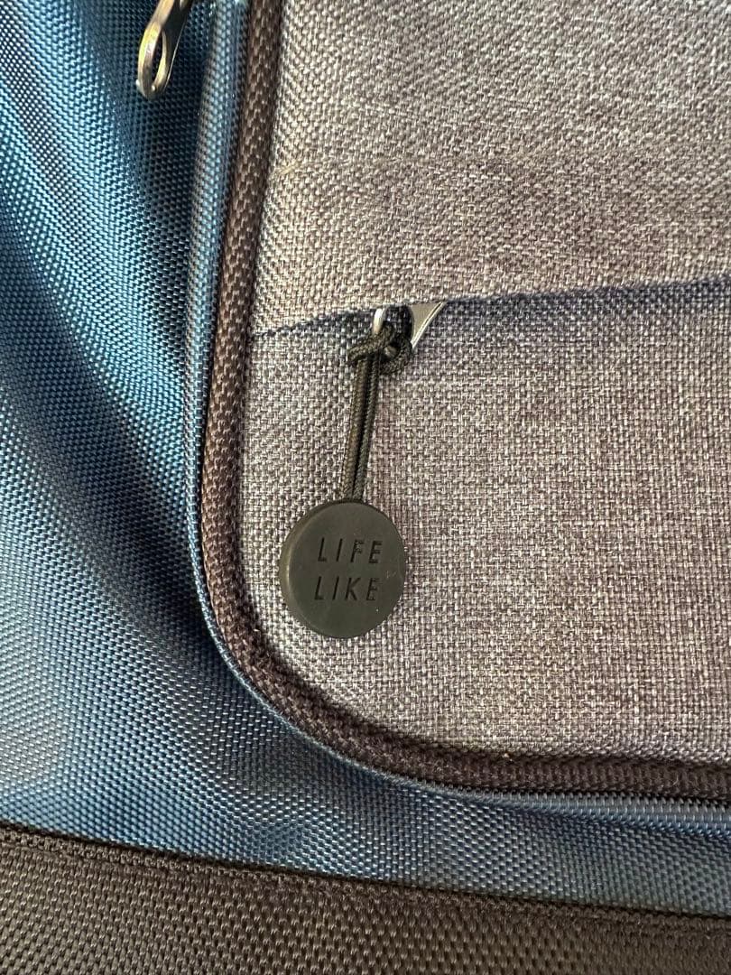 【美品】Lifelike ペットキャリー リュック 耐荷重15kg ネイビー