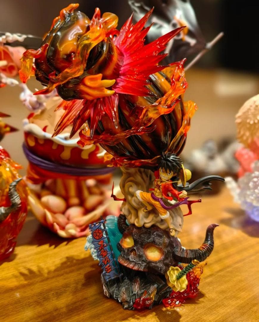 ワンピース OMO 業火ルフィ ガレージキット ガレキ スタチュー フィギュア