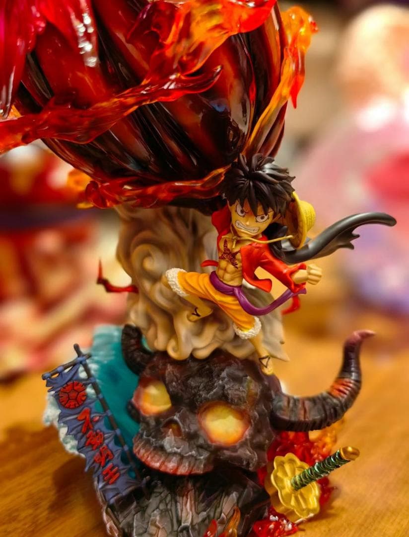 ワンピース OMO 業火ルフィ ガレージキット ガレキ スタチュー フィギュア