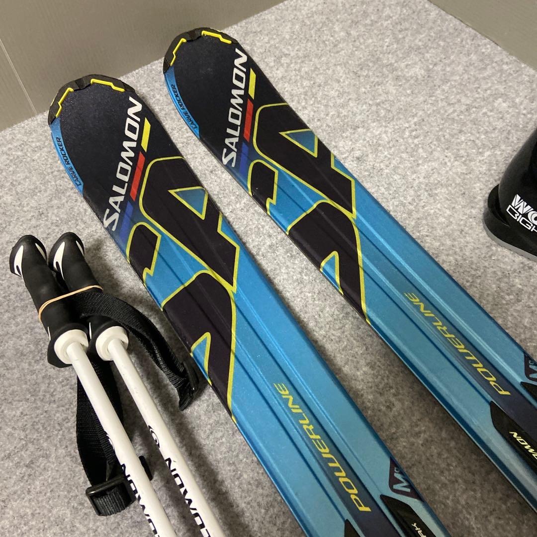 ★メンテ済 大人スキーセット 板SALOMON162cmブーツ26~26.5cm