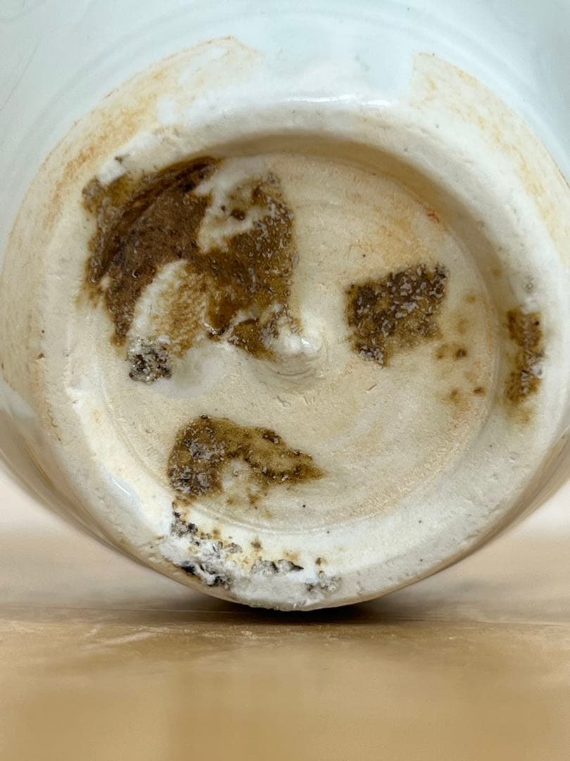 中国元時代影青釉　刻画花紋　梅瓶　骨董 美術品　唐物　 江戸　青磁　コレクション