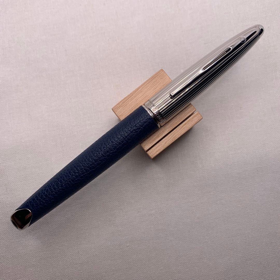 【限定品】ウォーターマン　カレン カーフスキン革巻き　万年筆　18K 字幅F