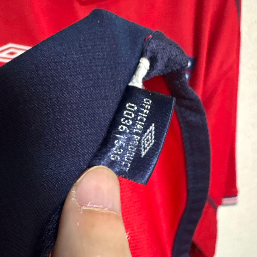 イングランド代表　2004年　シェリンガム　シュリンガム　ユニフォーム