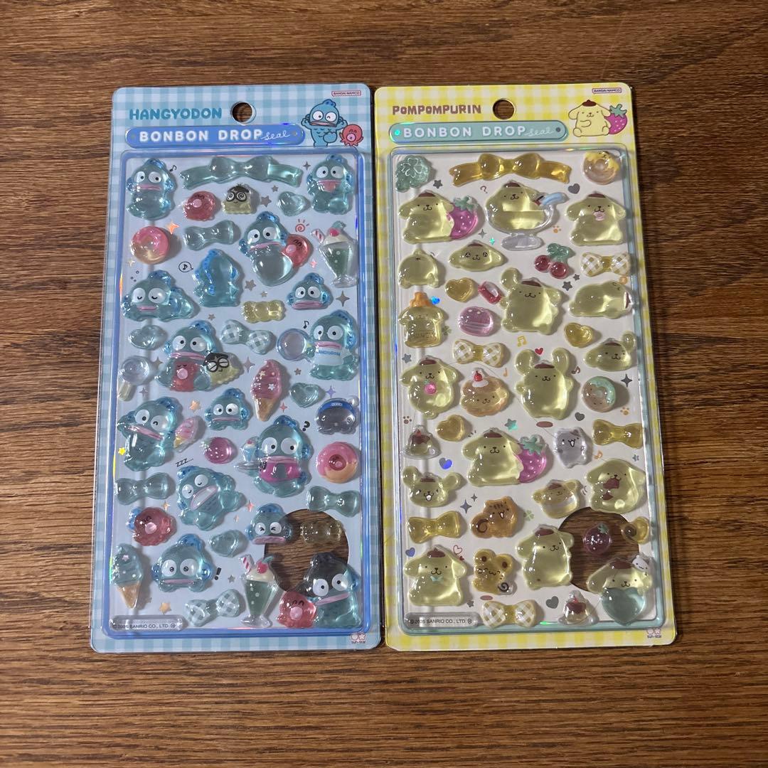【正規品】　ボンボンドロップシール サンリオ 第２弾　 7種セット