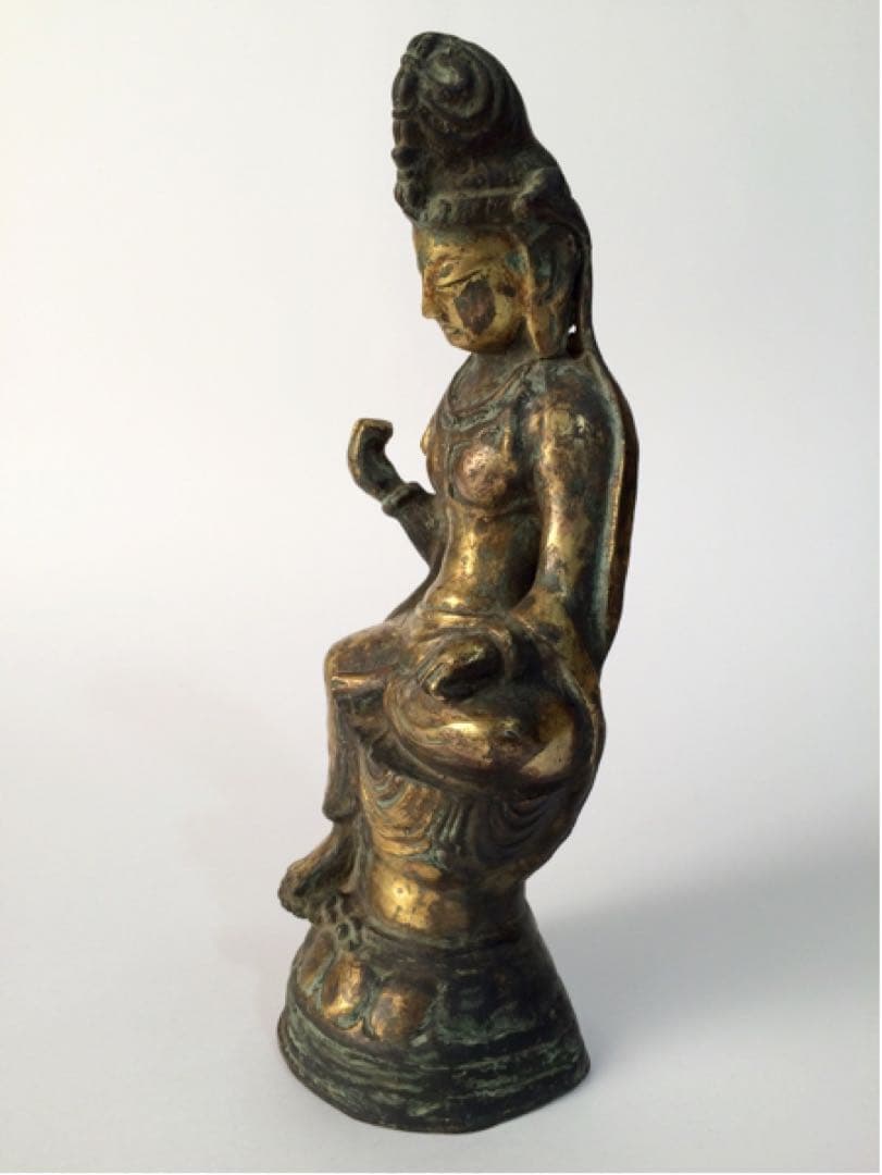 『新羅仏 』弥勒菩薩 (半跏思惟座像　李朝　朝鮮美術　仏教美術)