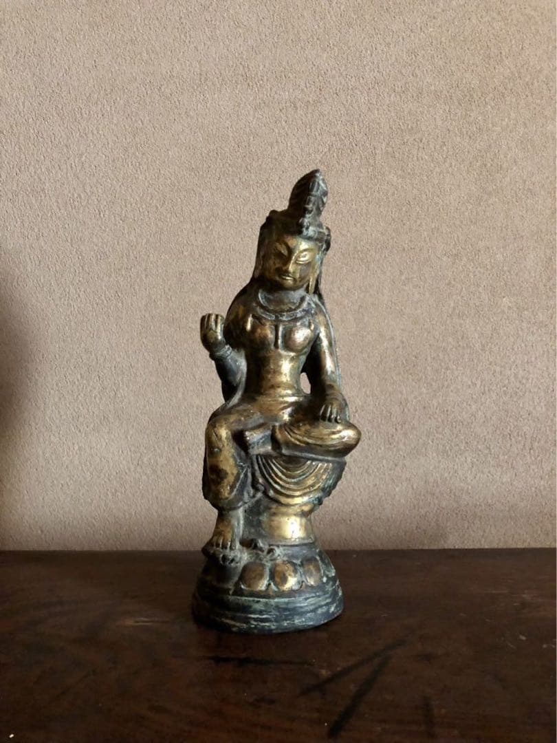 『新羅仏 』弥勒菩薩 (半跏思惟座像　李朝　朝鮮美術　仏教美術)