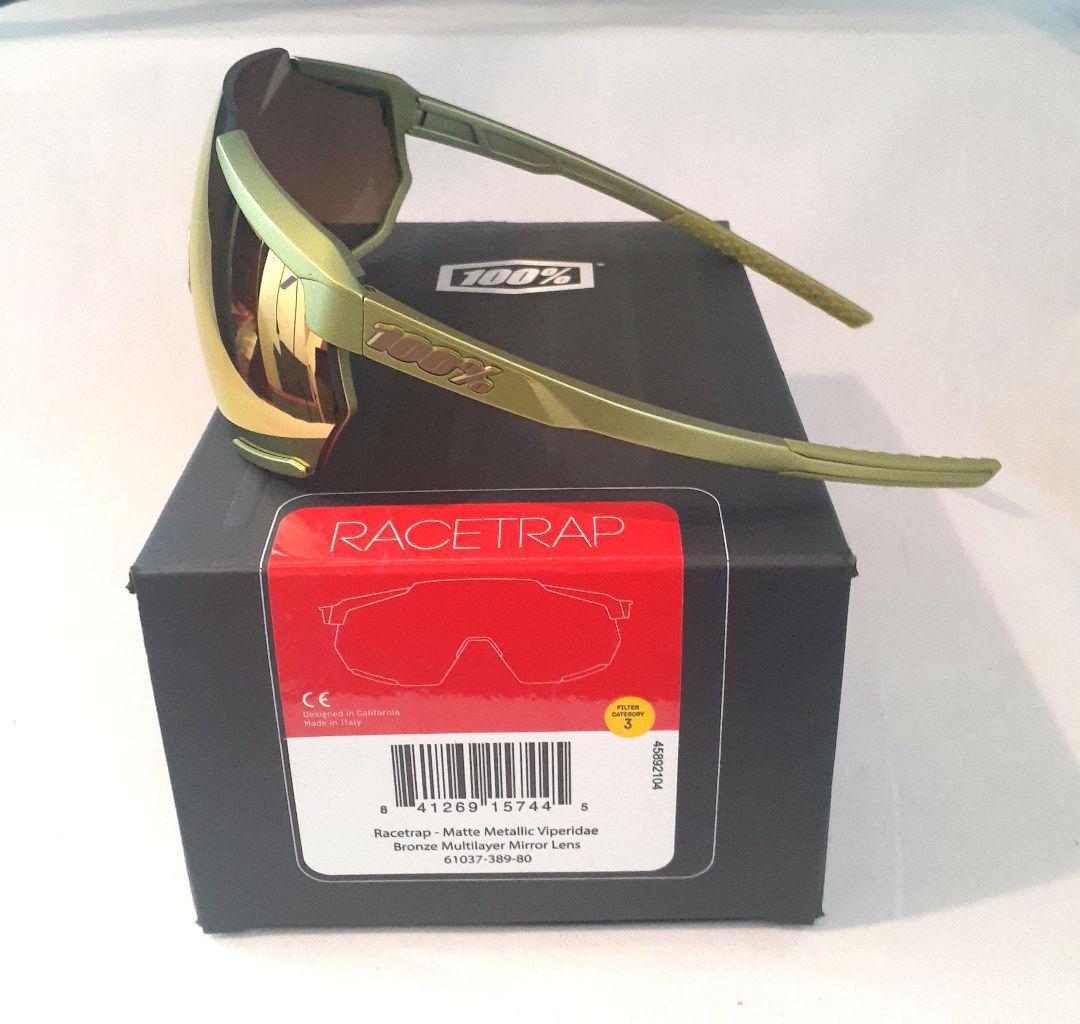 100% Racetrap Viperidae ワンハンドレッド サングラス