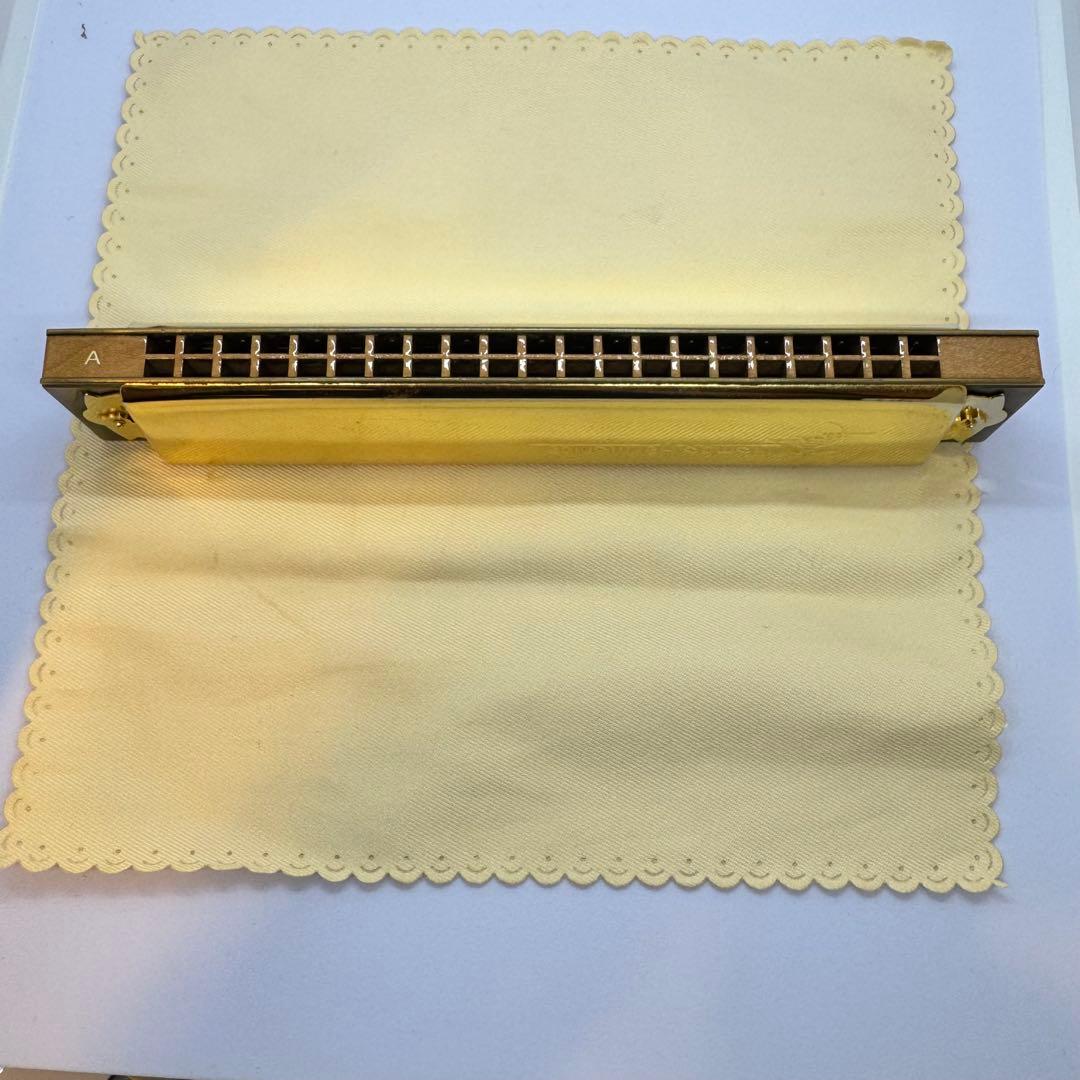 tombo 大石昌美　監修　モデル　ハーモニカ　ゴールド ゼンオン　木製ボディー