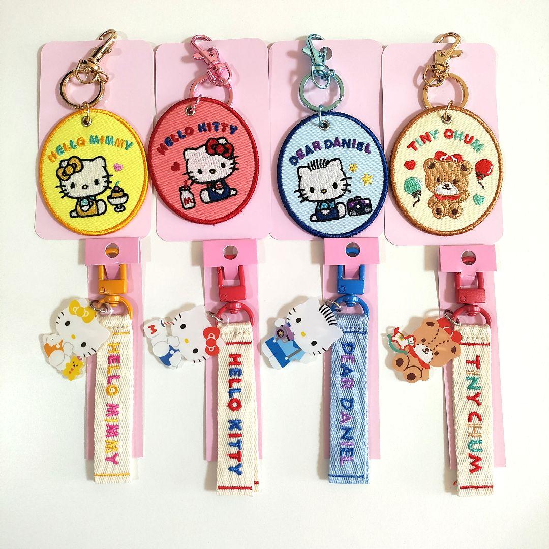 サンリオキャラクター大賞　ハローキティ　チアリーチャム　刺繍ワッペン　刺繍タグ