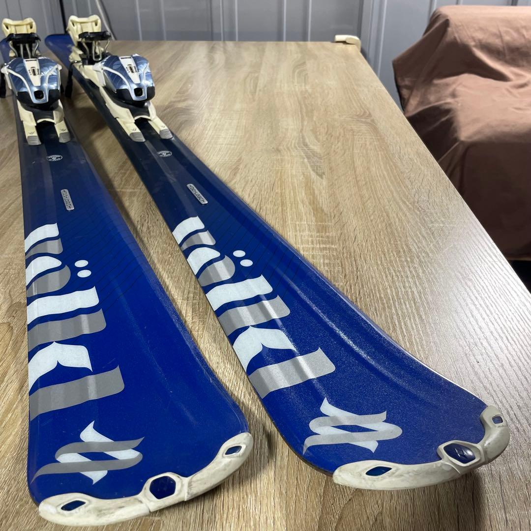VOLKL151cm SALOMON24/24.5cmストック付きスキーセット