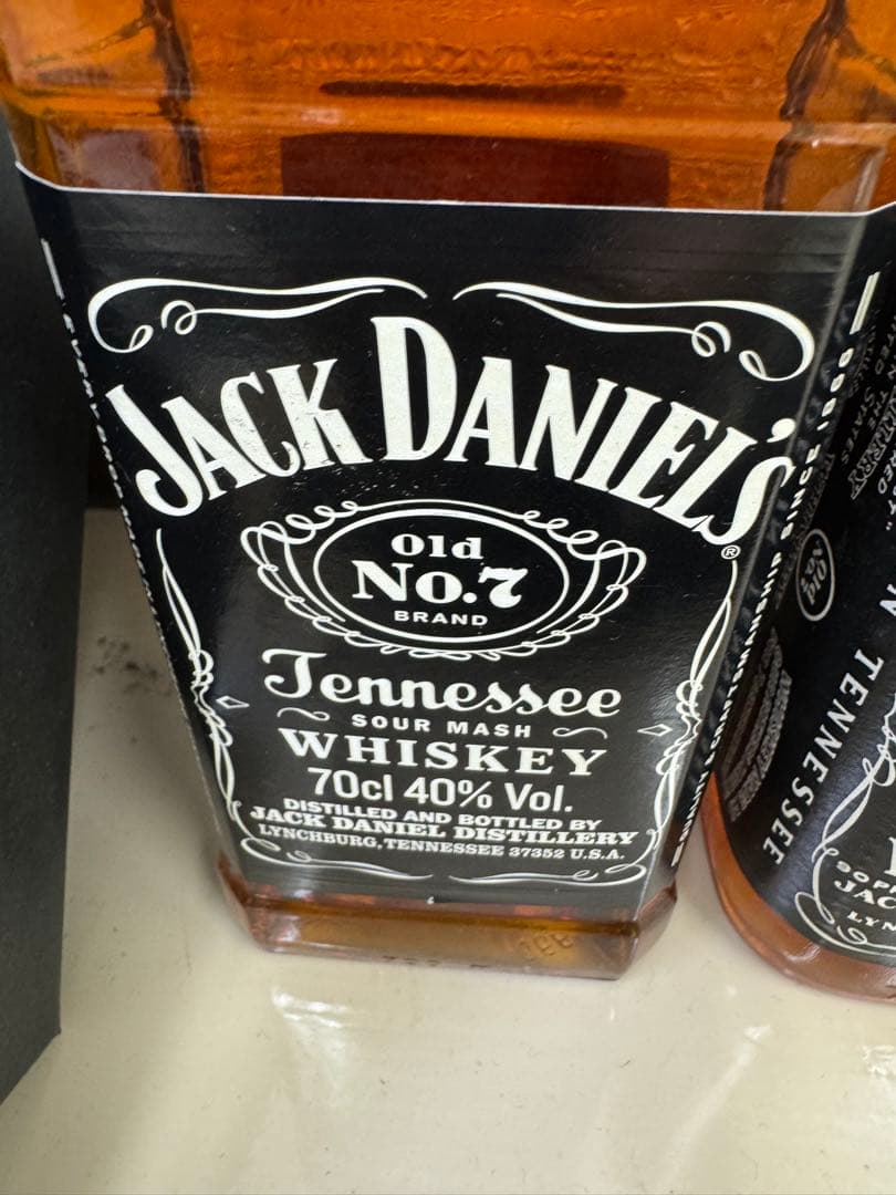 ジャックダニエルブラックラベル 　オールドNo.7 2本セット ノベルティ