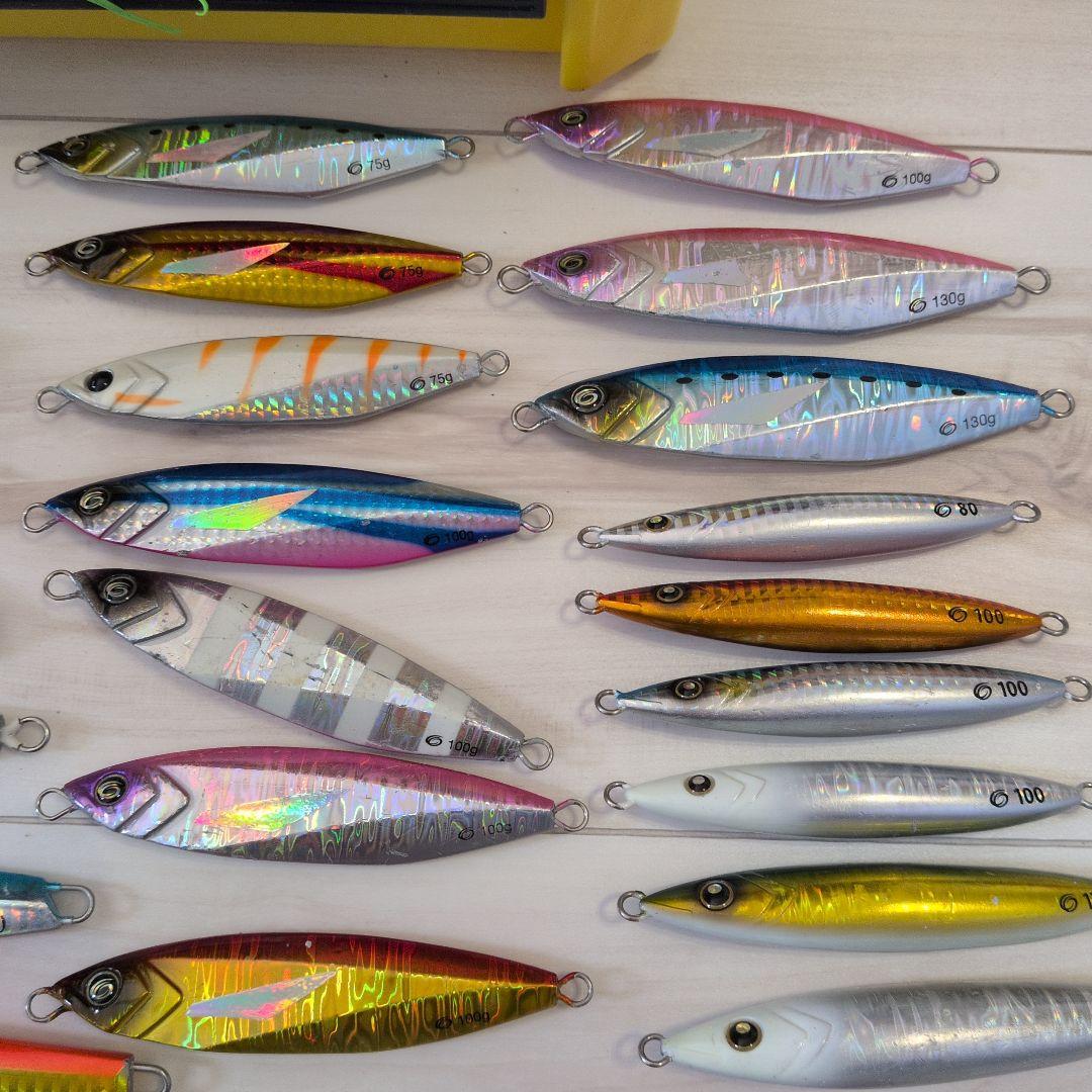 メタルジグセット 100g-150g アシストフック付き