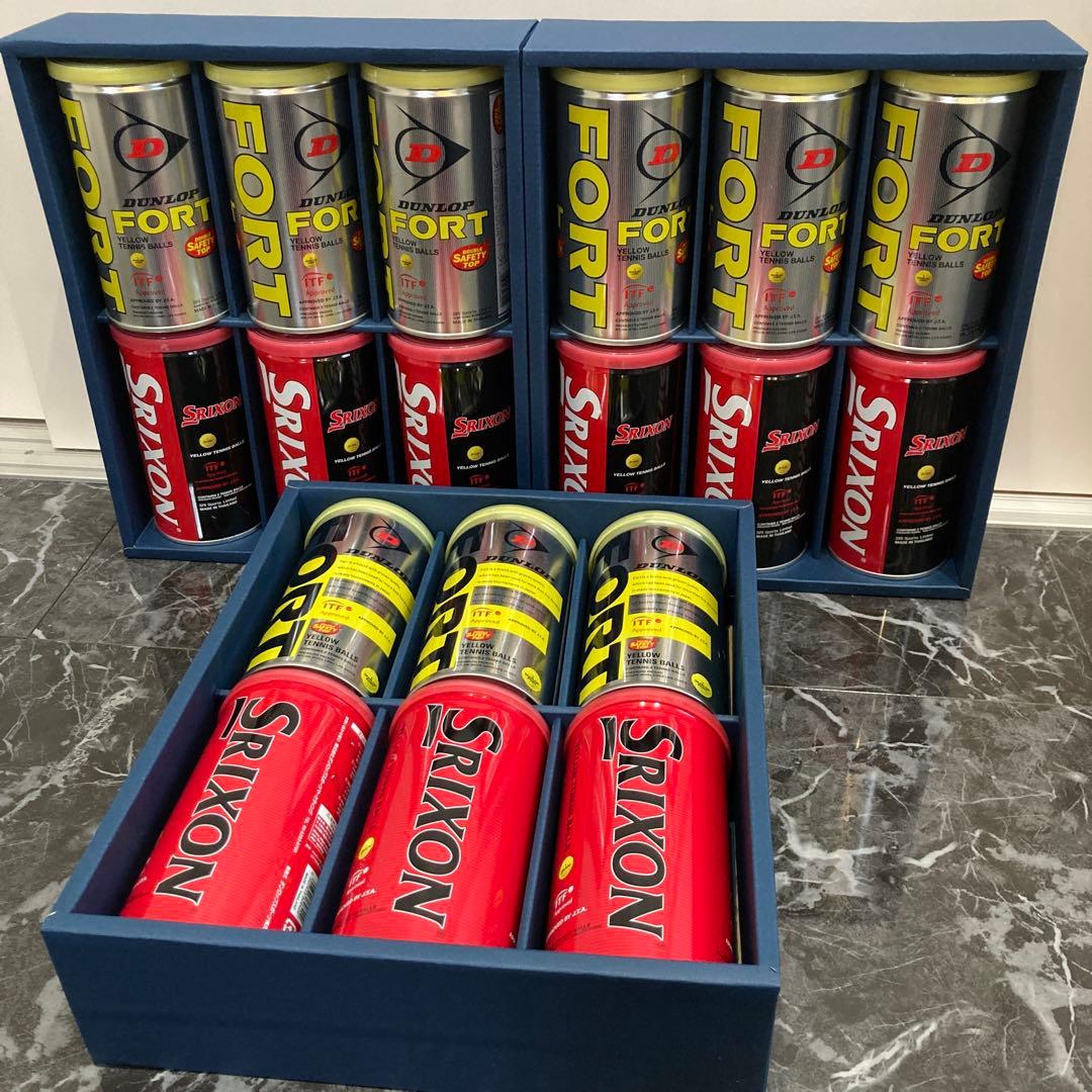 ダンロップ テニスボール フォート スリクソン 未開封 36球