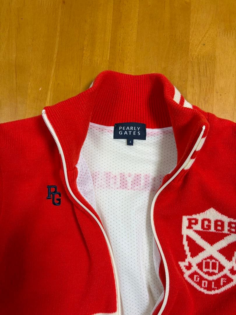 パーリーゲイツ⭐︎ダブルジップ防風アウター⭐︎ジャケット⭐︎サイズ4