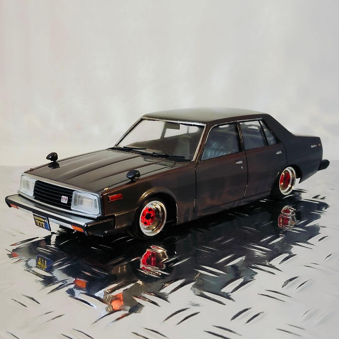 車プラモデル　アオシマ1/24　 日産ジャパン4ド　組み立て済み完成品