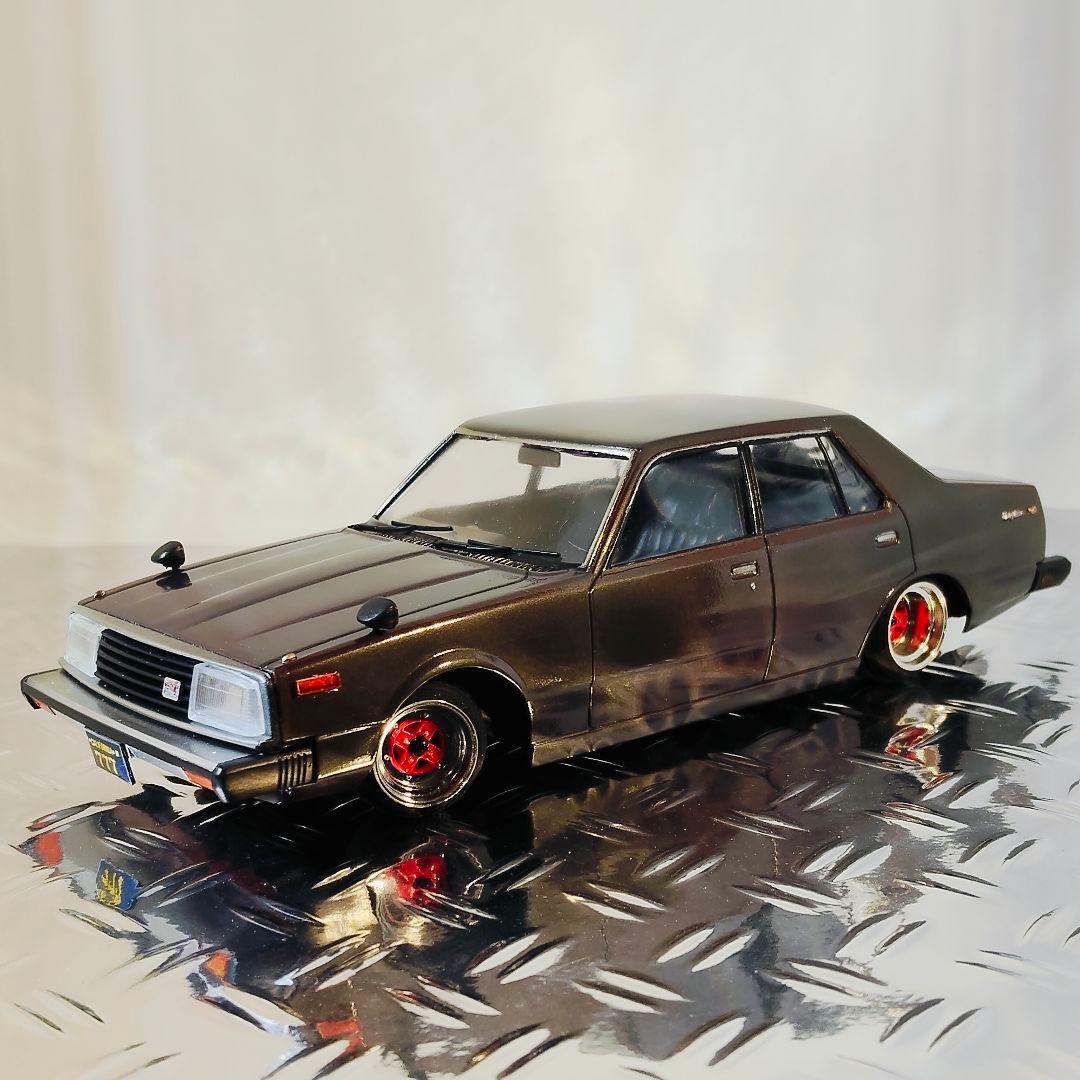 車プラモデル　アオシマ1/24　 日産ジャパン4ド　組み立て済み完成品