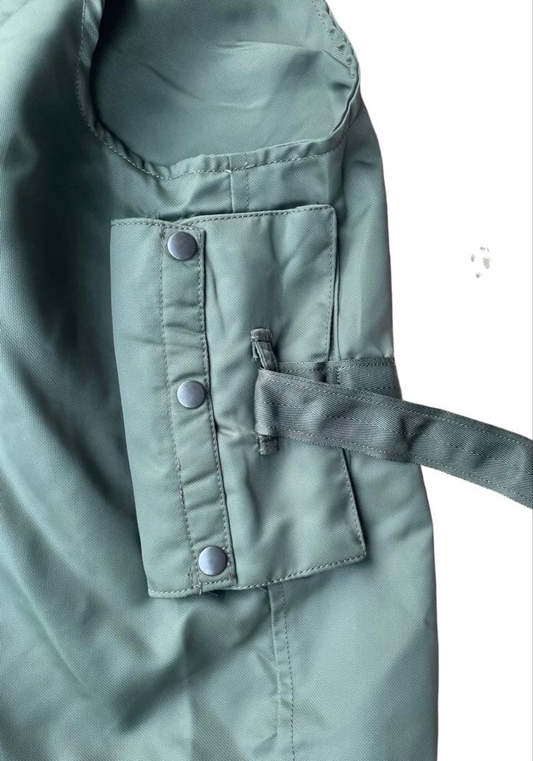 米陸軍航空隊パイロット用E-1ラジオベストMサイズセージグリーン復刻未使用品