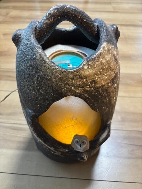 丸克製陶所　光触媒空気清浄機　信楽焼