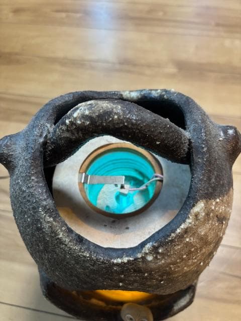 丸克製陶所　光触媒空気清浄機　信楽焼