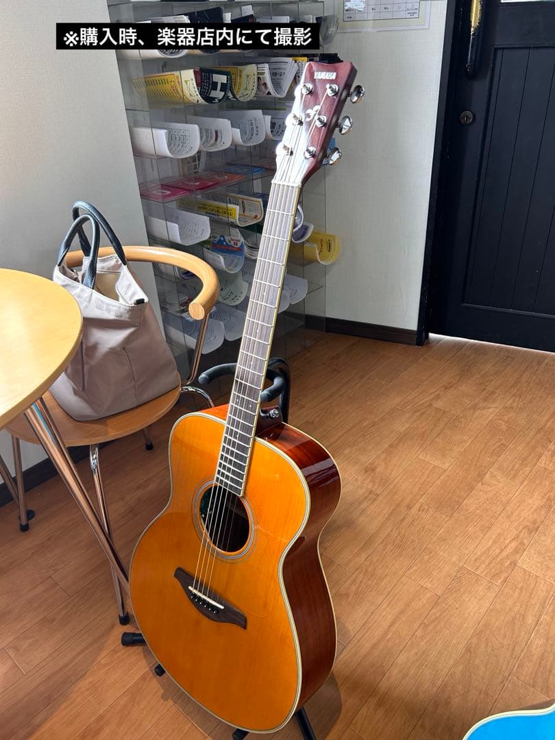 【美品】YAMAHA FS-TA トランスアコースティックギター トップ単板